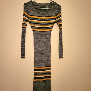 Long sleeve sweater dress